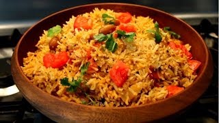 How To Make Tomato pulavTomato Rice [upl. by Aidile]