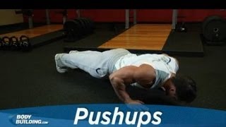 Pushups  Chest Exercise  Bodybuildingcom [upl. by Jamin]