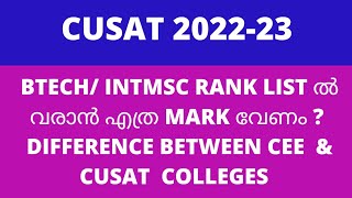 CUSAT 2022 Revised Rank List procedures for BTech and IntMSc Sciences details [upl. by Betsy934]