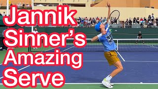 Jannik Sinner Serve Analysis Tennis Technique Explained [upl. by Dill]