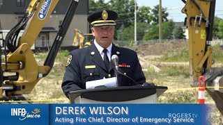 INFO Simcoe  New Barrie Fire Station  Rogers tv [upl. by Yelnik]