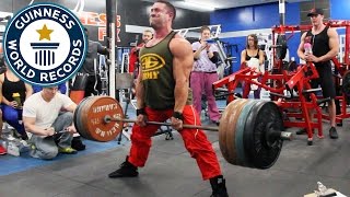 Heaviest sumo deadlift in one minute  Guinness World Records [upl. by Akemrej]