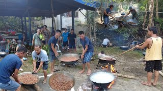 Kasalang Batangas to Mauban Quezon province  Filipino Cooking and wedding Celebration [upl. by Franckot]