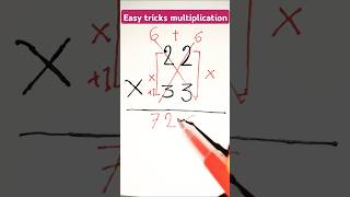 Multiplication shortcut Math tricks YouTube shorts short short viral [upl. by Eras216]