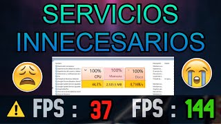 Desactivar servicios innecesarios de Windows 10 – Mejorar el rendimiento de la pc [upl. by Illoh942]