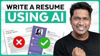 How to Write a Professional Resume 📄 Using AI  2024 [upl. by Styles980]