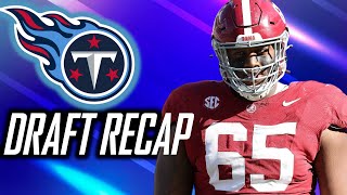 Tennessee Titans 2024 NFL Draft Recap JC Latham TVondre Sweat and More [upl. by Lamrouex]