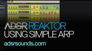 NI Reaktor Tutorial  Using Simple Arp [upl. by Acsicnarf661]