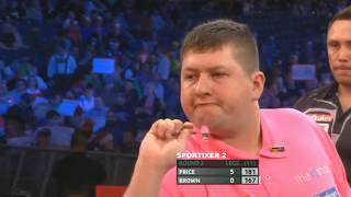 Gerwyn Price vs Keegan Brown  Round 2  Players Championship Finals 2019 [upl. by Raphaela]