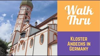 Walking through Kloster Andechs in Bayern in GERMANY [upl. by Ardaed]