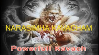 Powerful Narasimha Kavacham नृसिंहा कवच  Audio Ver [upl. by Asir]