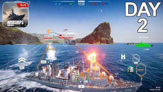 Warship Mobile 2 2024 Gameplay day 2  Realistic Action Shooter Game [upl. by Drannek923]