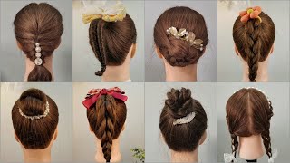 Step by Step Hair Styling Tutorial Using Rubber Bands  Easy Hair Styling Tips [upl. by Wincer703]