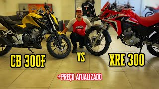 CB 300F VS XRE 300 Qual Vale Mais a Pena Honda CB 300F Twister ou Honda XRE 300 [upl. by Ykvir]