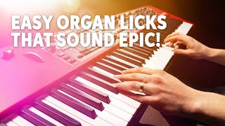 5 Easy Hammond Organ Licks [upl. by Ely]