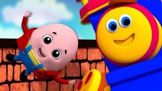 Humpty Dumpty Sat On A Wall  Bob The Train  Nursery Rhymes For Kids [upl. by Mashe800]