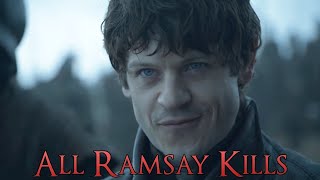 All Ramsay Bolton Kills  Game of Thrones [upl. by Ididn]