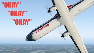 Plane Crash Just Before Landing in Chicago  American Eagle Flight 4184  Mayday Air Disaster 4K [upl. by Eillek967]