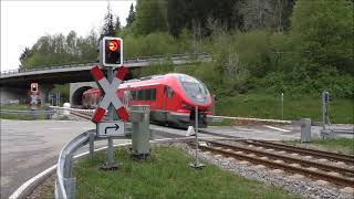 Bahnübergang Oberstaufen quotRainwaldstraßequot [upl. by Adar]