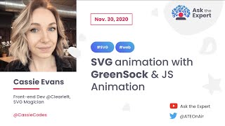 Ask the Expert 13  SVG animation with GreenSock amp JS Animation [upl. by Salena592]