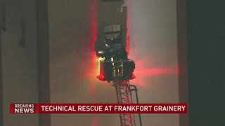 Technical rescue underway at Frankfort Grainery [upl. by Emanuel]