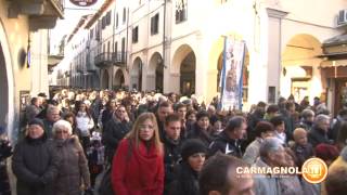 Carmagnola  La processione dell Immacolata [upl. by Irbmac]