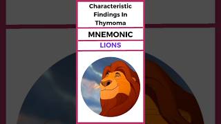 Mnemonic  Characteristic Findings In Thymoma medicalnotes [upl. by Neztnaj]