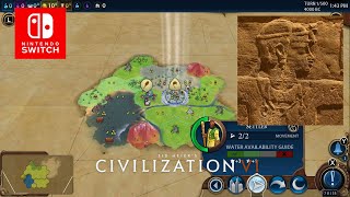 Civilization VI Deity On Switch  Amanitore  Part 1  Tight Wetlands On SMALL Map Switch [upl. by Adnaval]