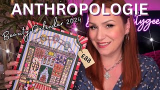 ANTHROPOLOGIE 2024 BEAUTY ADVENT CALENDAR UNBOXING  SHIPS INTERNATIONALLY [upl. by Anayaran]