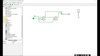 Compteur décompteur modulo 4 Logisim [upl. by Eloisa]