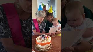 Solider makes it to his Granny’s 75th birthday and finds out his wife is pregnant 🥹 [upl. by Gurtner]