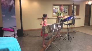 Kent Arnsbarger Steel Pan  Spanish Eyes performance [upl. by Amiel]