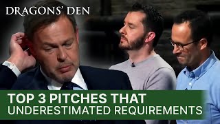 Top 3 Entrepreneurs That Underestimated Requirements Financially  Dragons Den [upl. by Abate]