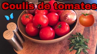 Coulis de tomates au basilic [upl. by Seraphine184]