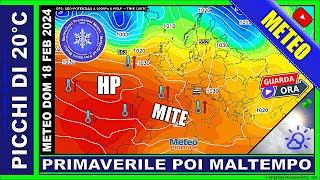 METEO • Primaverile Poi Arriva il Maltempo  Previsioni e Tendenza [upl. by Ryhpez]