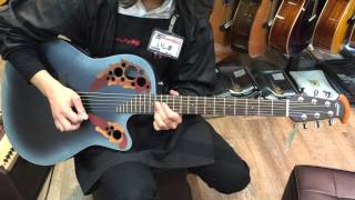 Ovation オベーション Limited Edition Celebrity Elite CE44 Reverse Blue Burst【石橋楽器心斎橋店】 [upl. by Iover]