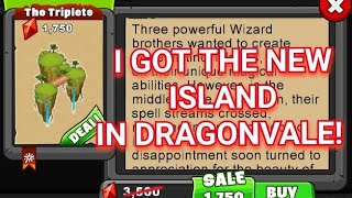 I GOT THE NEW The Triplets ISLAND IN DRAGONVALE [upl. by Izak]