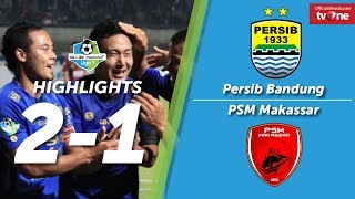 Persib Bandung vs PSM Makassar 21 All Goals amp Highlights [upl. by Aehtorod]