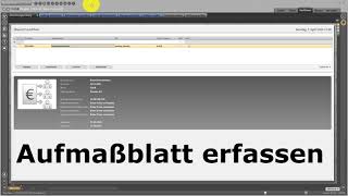 Aufmaßblatt erstellen und einer Rechnung zuweisen [upl. by Gereron]