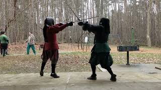 20231231 Longsword sparring practice [upl. by Eugor]