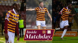 INSIDE MATCHDAY Bradford City v MK Dons [upl. by Weyermann]