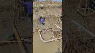 How to casting footing  footing casting kaise kre  footing casting work footing ytshorts [upl. by Ynes]