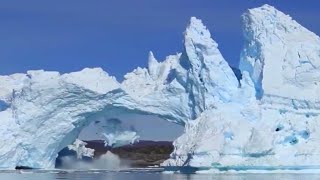 Glacier ice bridge collapses in Perito Moreno Patagonia Argentina  Glacier  Shock wave 24 [upl. by Camroc451]