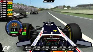 rFactor Formula 1 GP Barcelona 2012 Race Onboard Lap Driver virtual Eder Belone [upl. by Yenduhc]