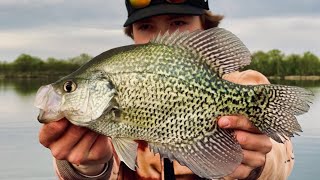 Spring Fishing for Big Crappies in Minnesota [upl. by Yodlem347]