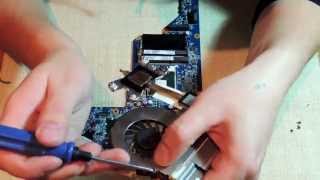 Как разобрать и почистить ноутбук HP pavilion g61358er disassemble HP pavilion g61358er [upl. by Annalise]