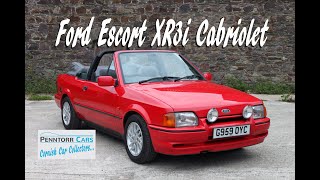 Ford Escort XR3i Cabriolet  History Review and Restoration [upl. by Cutlerr]