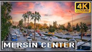 Mersin City Center Mersin Çarşı Enteller 4K Walking Tour Coastal Turkey [upl. by Noteloc309]