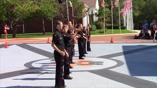 SJMS Black Knights Drill Team Performance [upl. by Sidoma339]