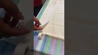 Easily hem curtains without sewing curtains diyhomedecor [upl. by Ralyt423]